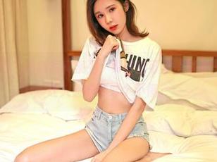 Feilin嗲囡囡 – 最新写真系列,贾诗晗可爱得就像一只小绵羊,让人想咩咩咩个不停。