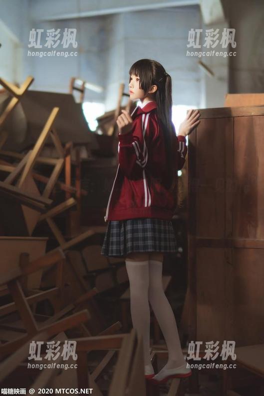 喵糖映画图库：她.JK制服，难得一见的青春腹黑