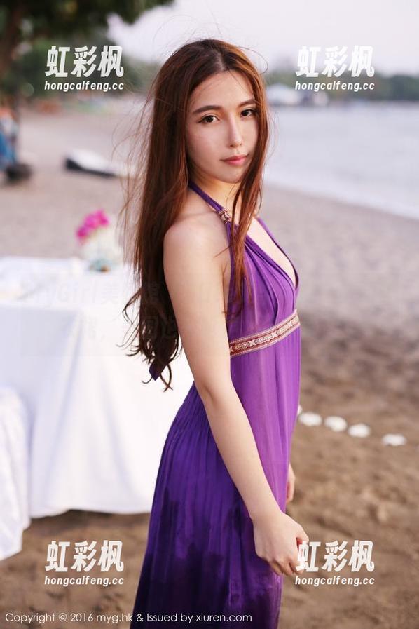 MyGirl美媛馆-Ellie艾栗栗 MyGirl美媛馆 - Ellie艾栗栗在私房的连衣裙,美图也来呛声,谁最吸睛!
